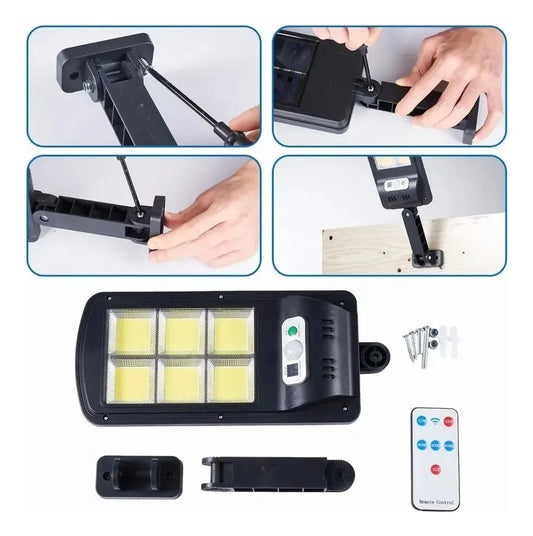 LUZ REFLECTORA CON PANEL Y SENSOR X6UNDS- OMC-090