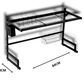 RACK ESCURRIDOR PARA COCINA GRANDE X6UNDS  - OMC-128