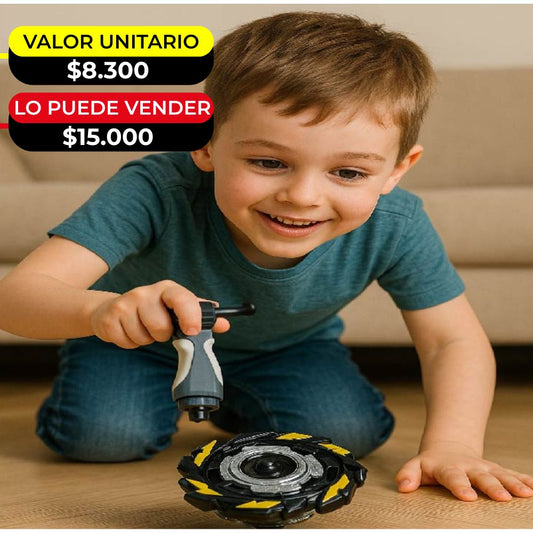 TROMPO BEYBLADE ROJO X6UNDS - GF131B