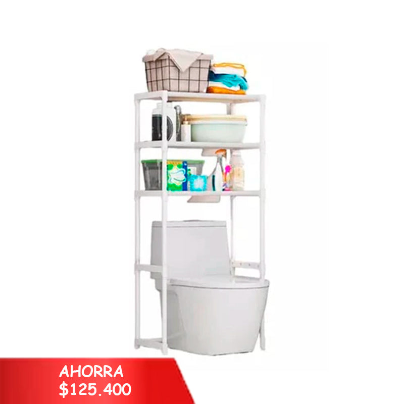 Organizador De Baño Estantería Mueble Ahorrador De Espacio X 6 unidades OMC-131