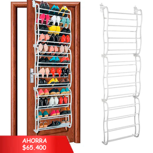 Organizador Zapatos Puerta 36 Pares Resistente X 6 Unidades OMC-123