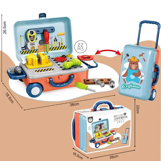 MALETA CON RUEDAS SET DE HERRAMIENTAS  X6UNDS - 678-119A