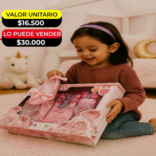 SET DE BALLET PARA NIÑAS X6UNDS - 18055479