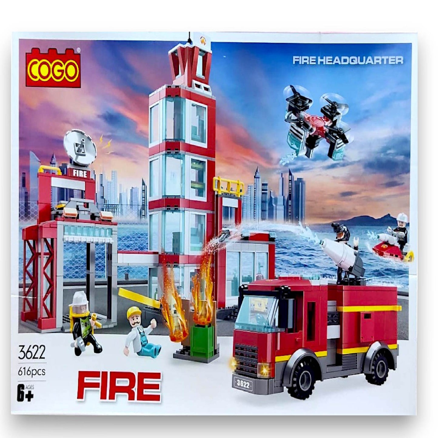 ESTACIÓN DE BOMBEROS BLOQUES DE CONSTRUCCIÓN  - 12486666