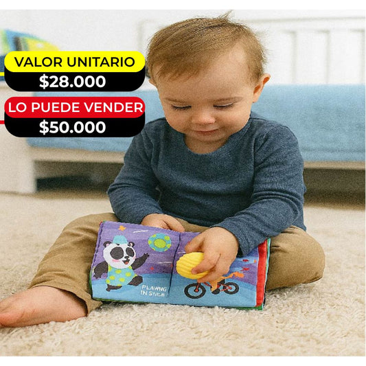 LIBRO DE TELA PARA BEBE X6UNDS - 6651