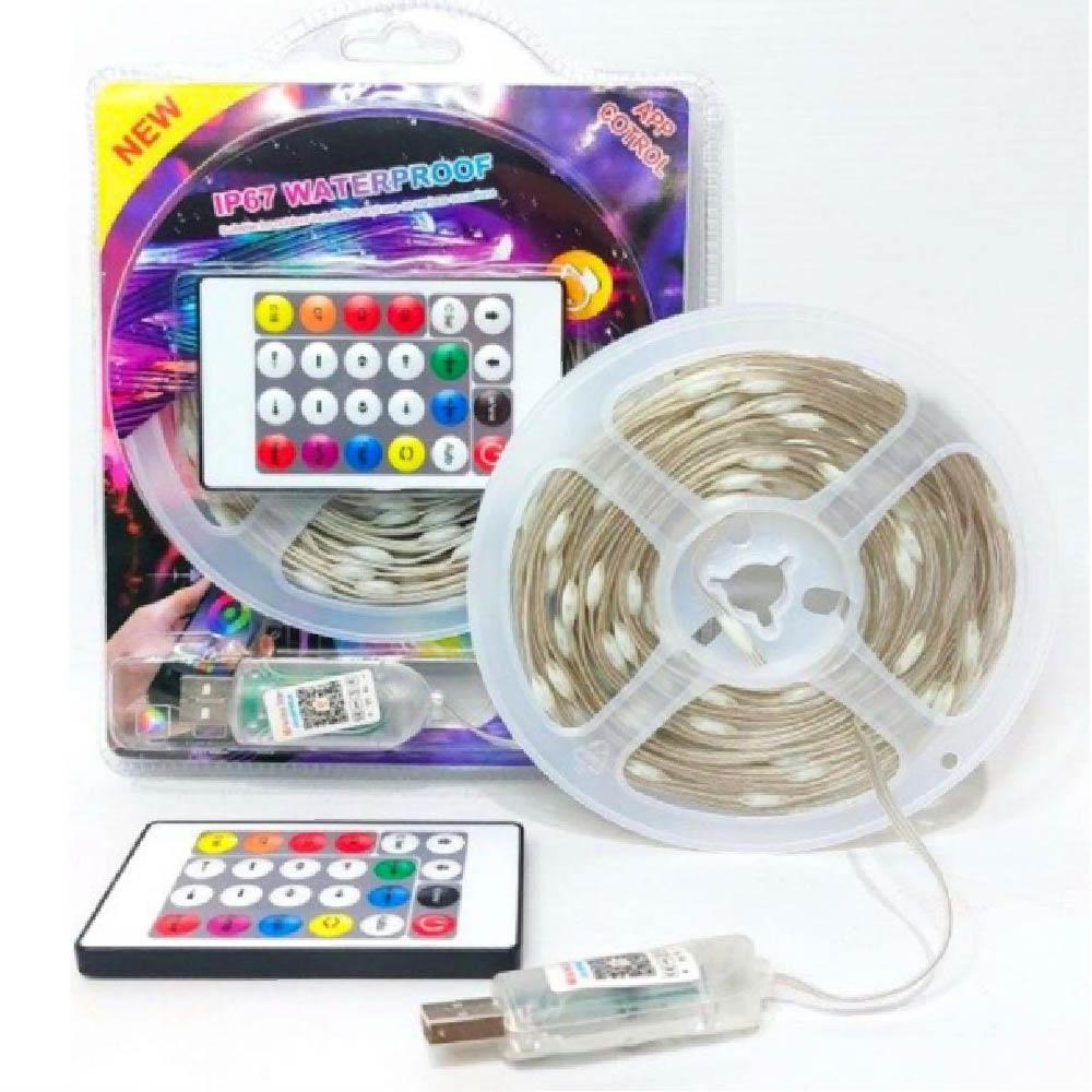 TIRA DE LUZ LED 10 METROS USB X6UNDS - OMC-105