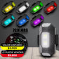 MINI LUZ LED FLASHEO PARA MOTO,CARRO,BICI X6UNDS