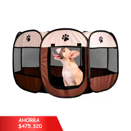 Corral Plegable Grande De Mascotas X 6 Unidades OMC-10-3