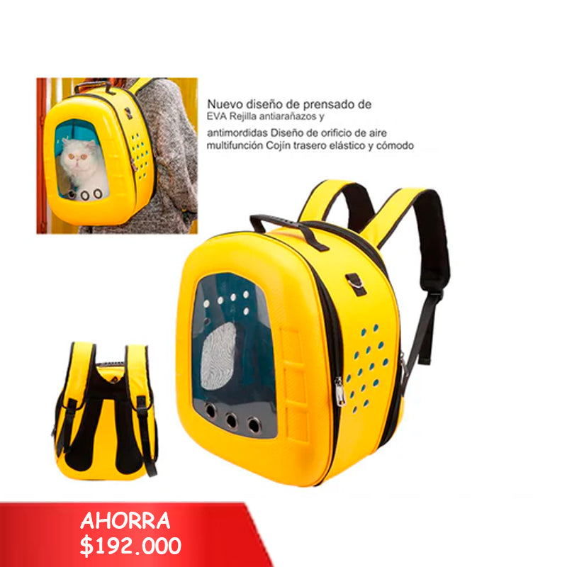 Astropet Maleta Morral Para Mascota Perro Gato Avion X 6 Unidades OMC-012