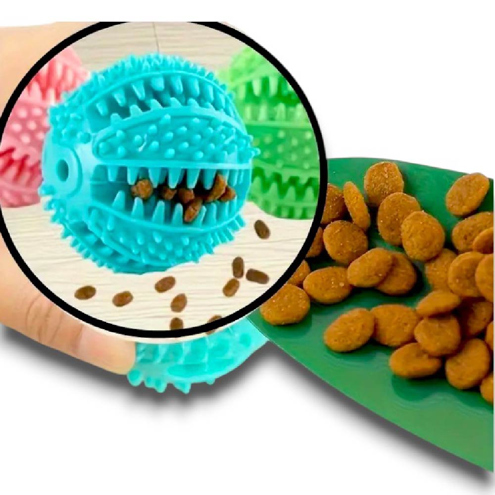 PELOTA CON VENTOSA PARA PERROS X6UNDS - OMC-316