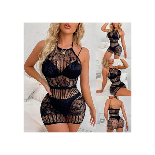 Babydoll Sexy Vestido Encaje Sensual Lenceria X 6 Unidades OMC-157
