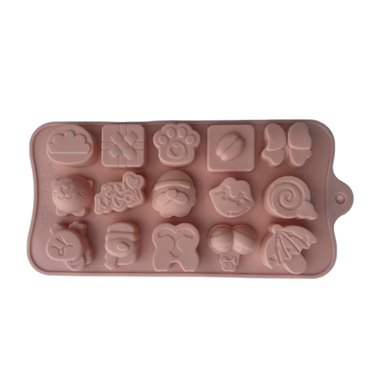 Moldes Figuras Chocolates, Fondant, Gelatina, Reposteria X 6 Unidades OMC-192