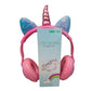 Auriculares Diadema Diseño Unicornio Ajustable X 6 Unidades OMC-286