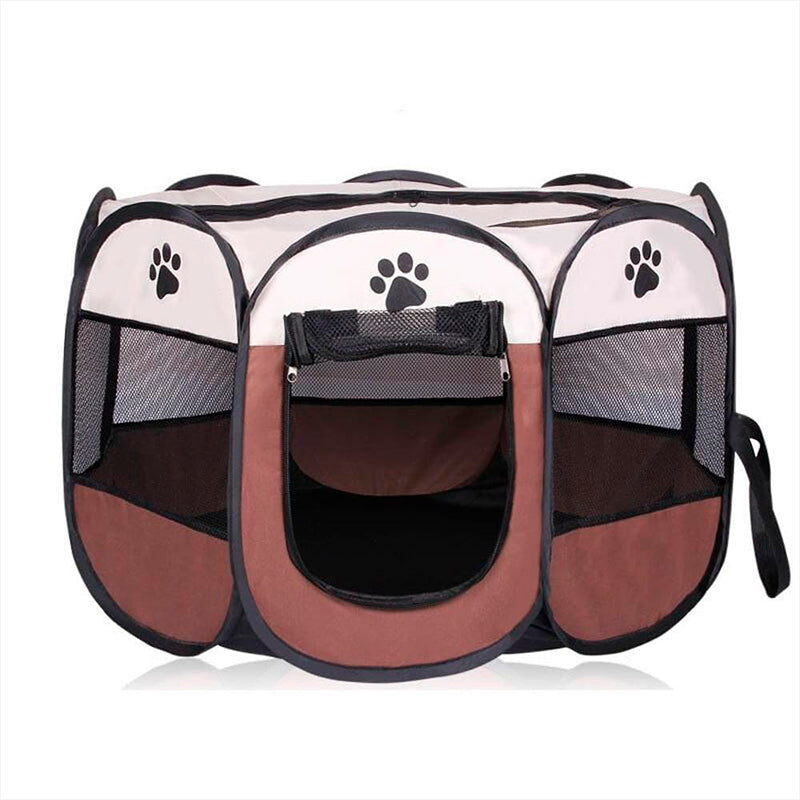 Corral Plegable Grande De Mascotas X 6 Unidades OMC-10-3