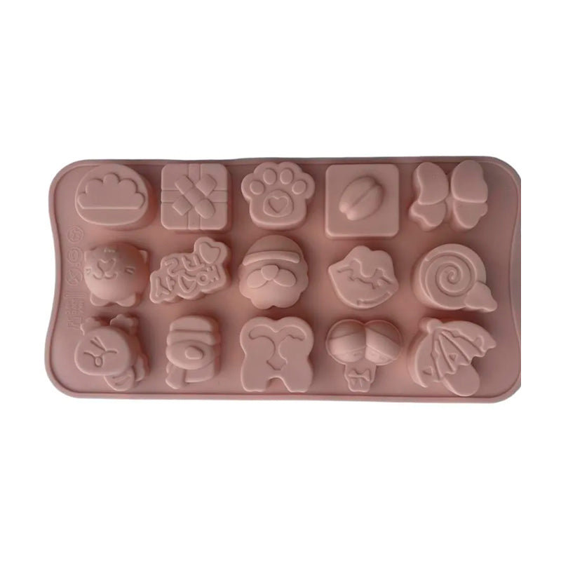 Moldes Figuras Chocolates, Fondant, Gelatina, Reposteria X 6 Unidades OMC-192