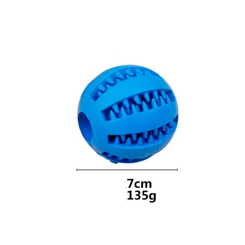 Pelota Porta Snacks- Limpia Sarro- Juguete Para Masticar X 6 Unidades OMC-317