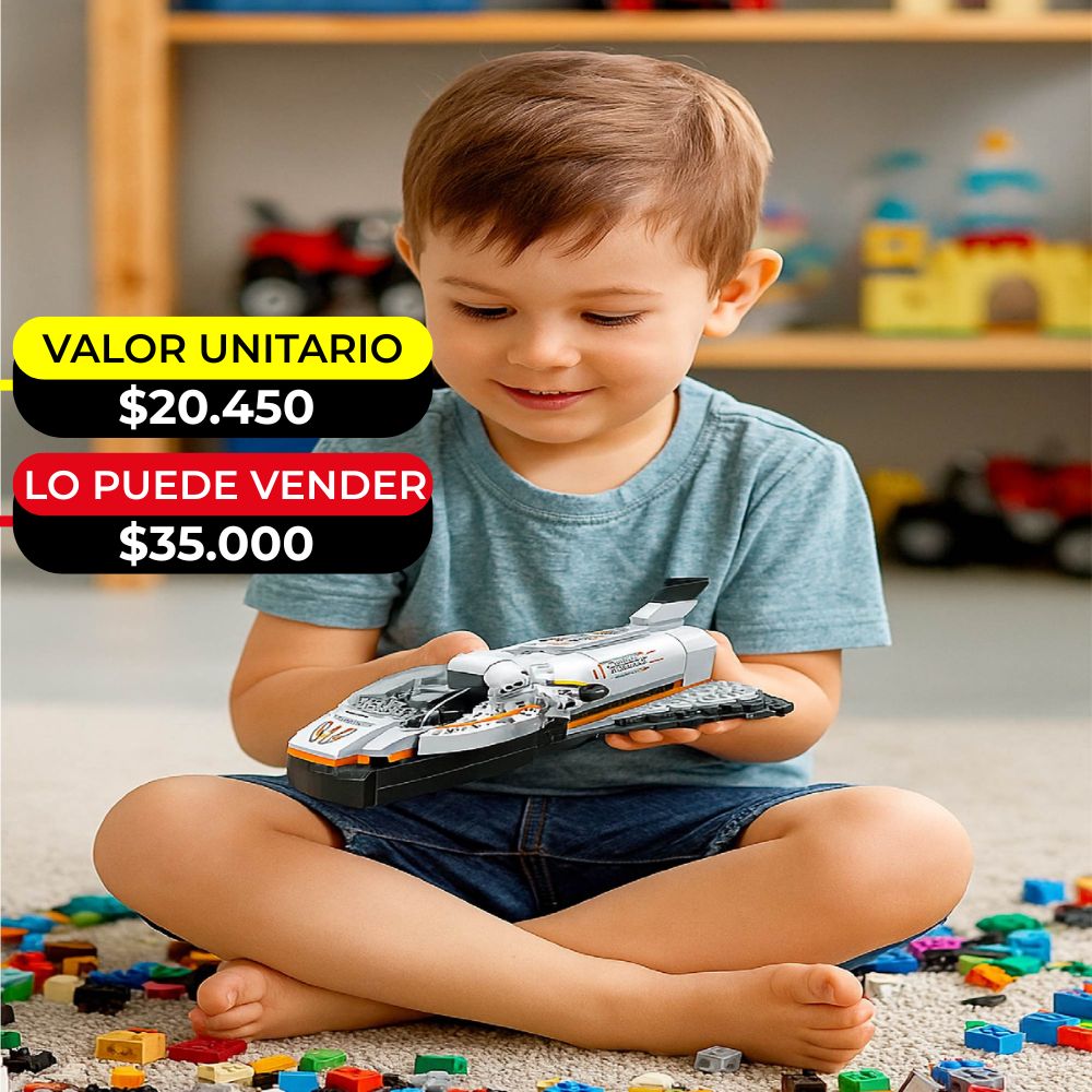 NAVE BLOQUES DE CONSTRUCCION X6UNDS -3032