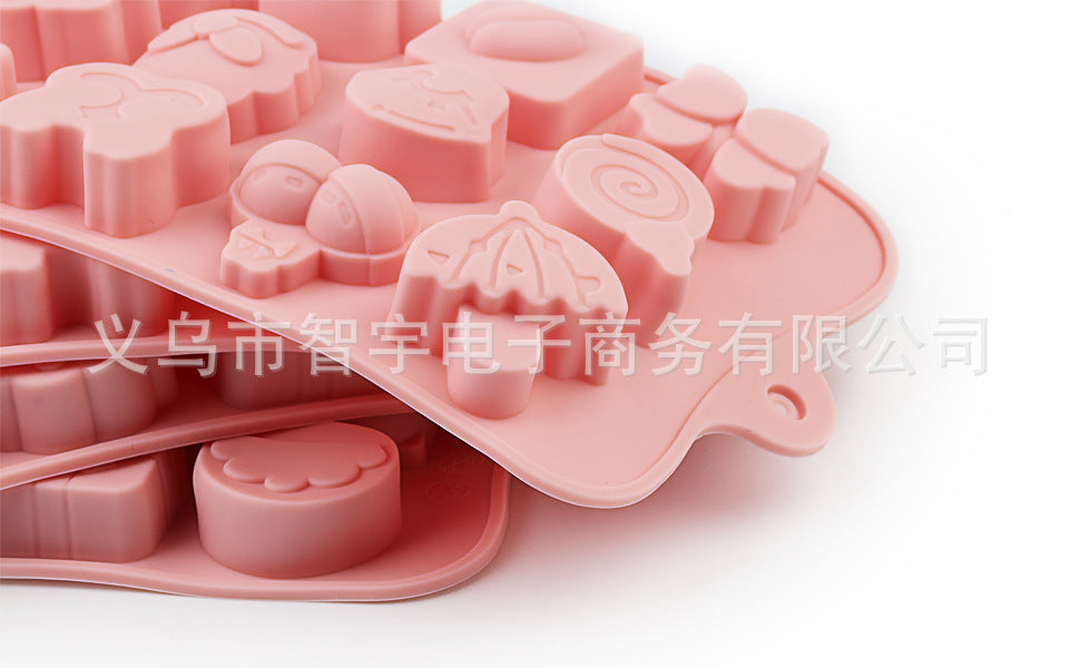 Moldes Figuras Chocolates, Fondant, Gelatina, Reposteria X 6 Unidades OMC-192