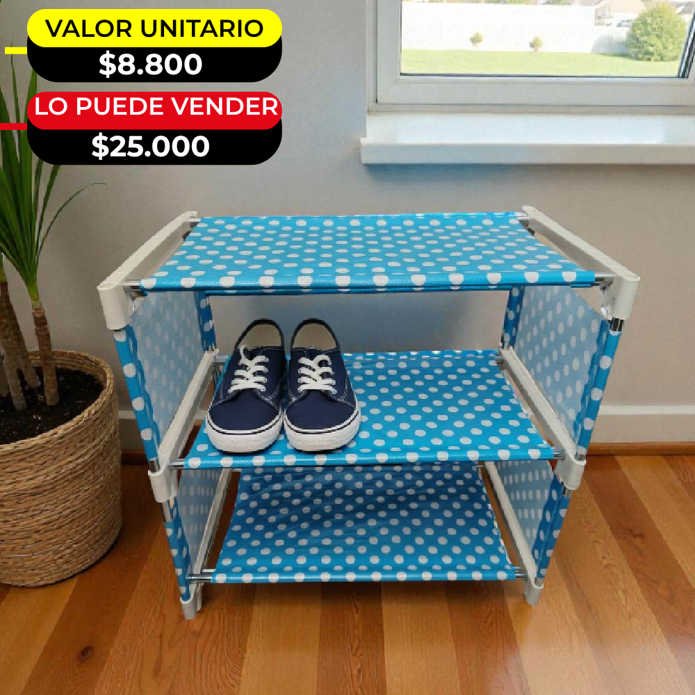 ORGANIZADOR DE ZAPATOS X6UNDS - OMC-124