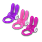 ANILLO VIBRADOR RETARDANTE OREJAS DE CONEJO X6UNDS - OMC-375