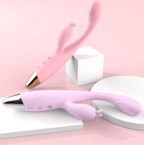 DILDO VIBRADOR DUAL CONEJO MULTIFUNCIONAL  X6 Unds OMC-414