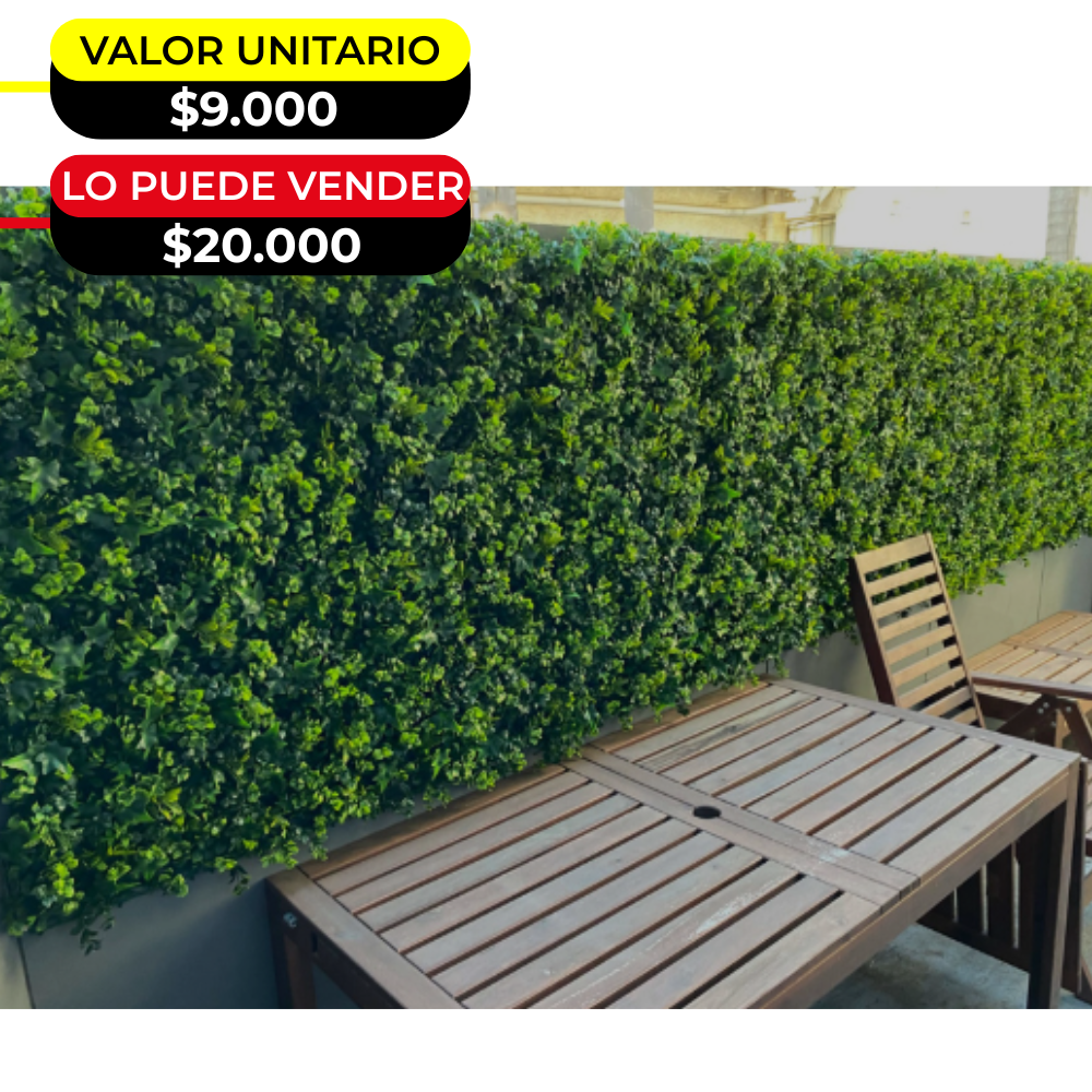 JARDIN VERTICAL PARA INTERIORES Y EXTERIORES  X6UNDS -OMC -714
