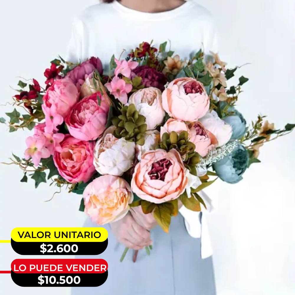 RAMO DE FLORES ARTIFICIALES X6UNDS- OMC-717