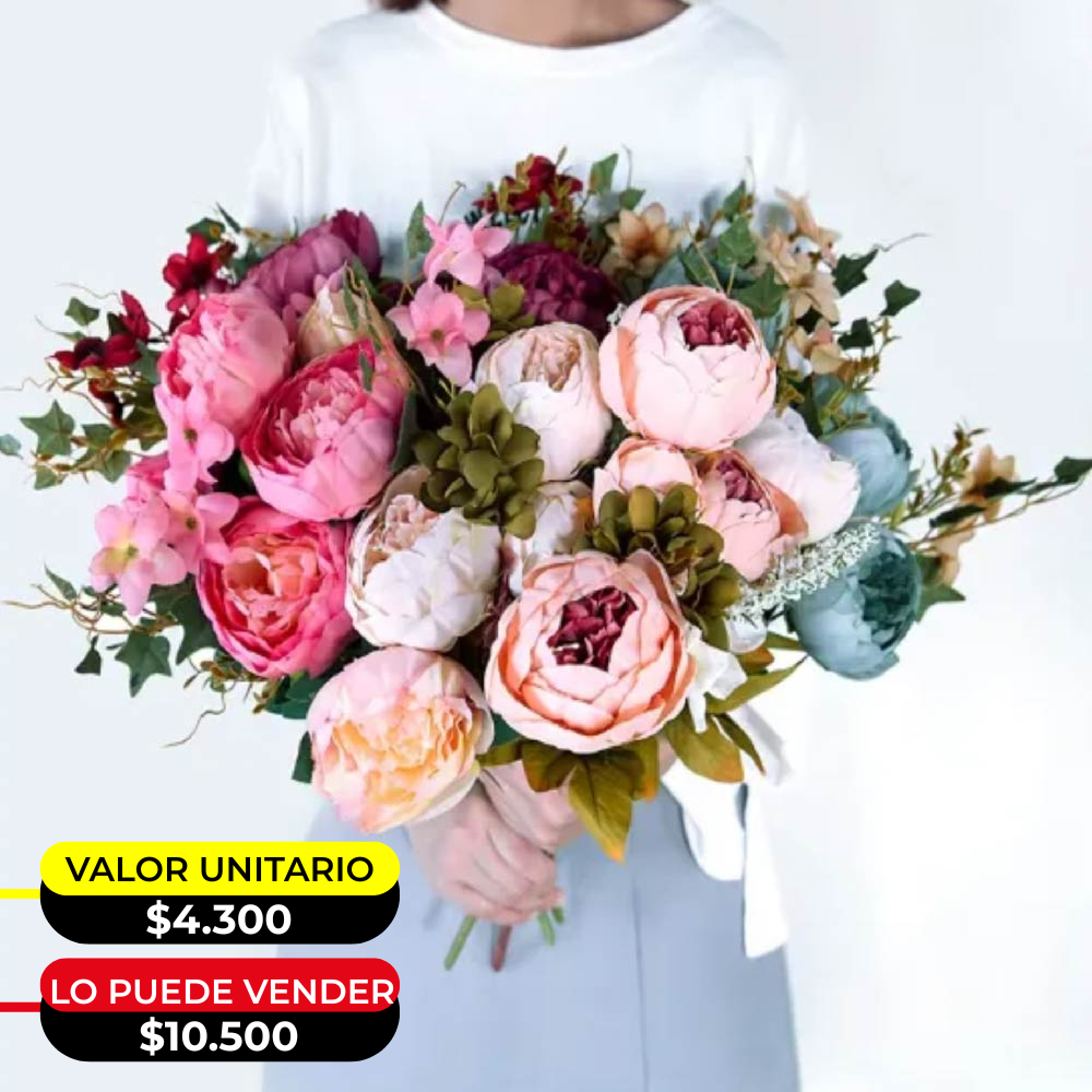 RAMO DE FLORES ARTIFICIALES X6UNDS- OMC-717