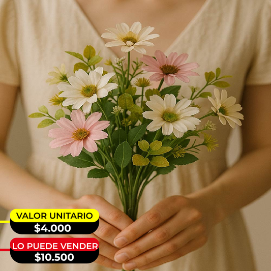 RAMO DE MARGARITAS ARTIFICIALES X6UNDS - OMC-719