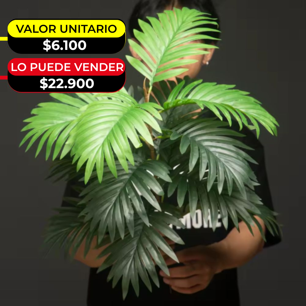 HOJAS TIPO PALMERA ARTIFICIALES X6UNDS -  OMC-751