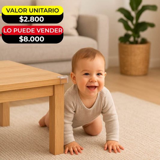 SET POR 4 PROTECTOR PARA ESQUINAS  X6 UNDS - OMC-108