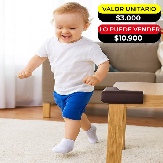 SET POR 4 PROTECTOR PARA ESQUINAS X6UNDS - OMC-109