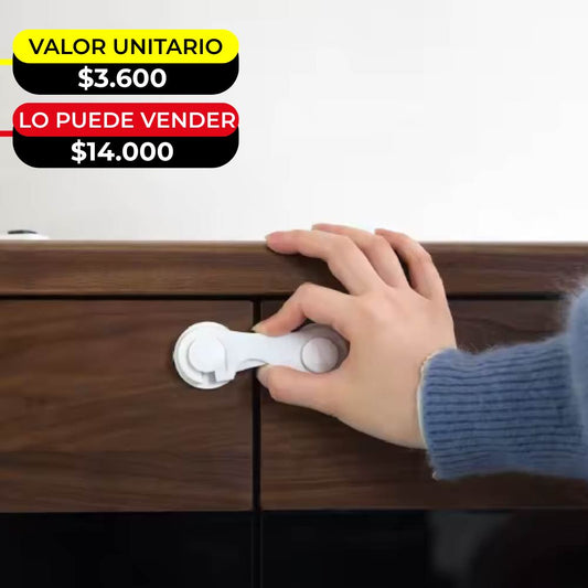 SET POR 5 UNIDADES DE CERRADURA DE SEGURIDAS X6UNDS - OMC-111