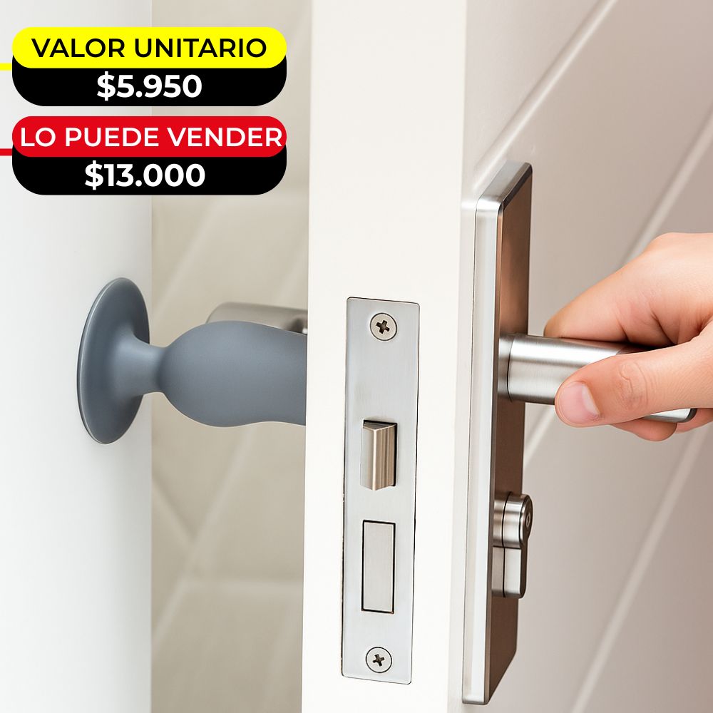 SET POR 6 UNIDADES DE TOPE Y PROTECTOR PARA PERILLA X6UNDS - OMC-113