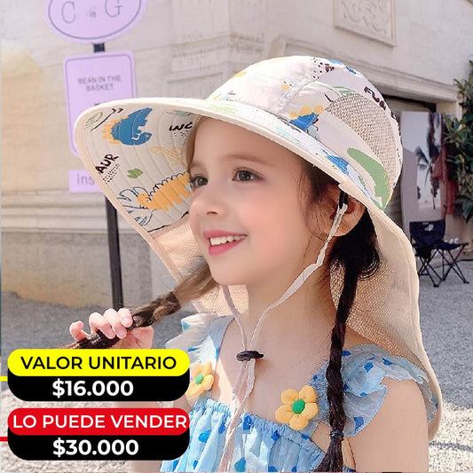 SOMBRERO PESQUERO PARA NIÑOS X6UNDS - OMC-170