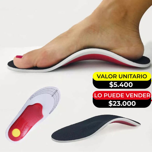 PLANTILLA ORTOPEDICA PARA PIE PLANO X6UNDS - OMC-215