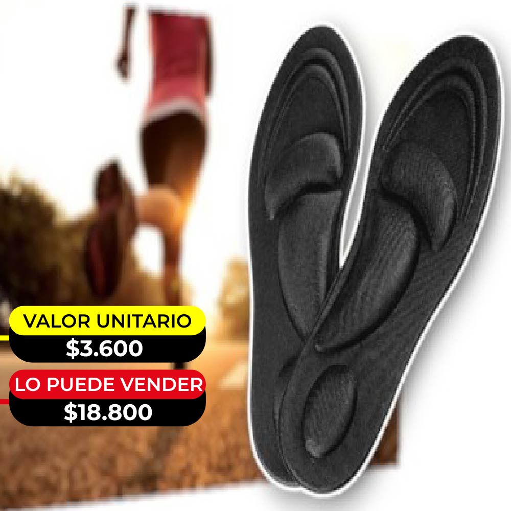 PLANTILLA PARA CORRER ESPONJA DE REBOTE LENTO X6UNDS - OMC-216