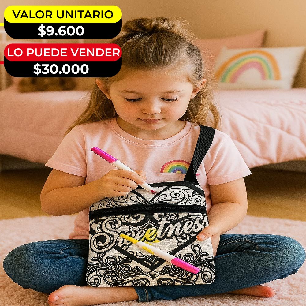 BOLSO PARA COLOREAR X6UNDS - OMC-246