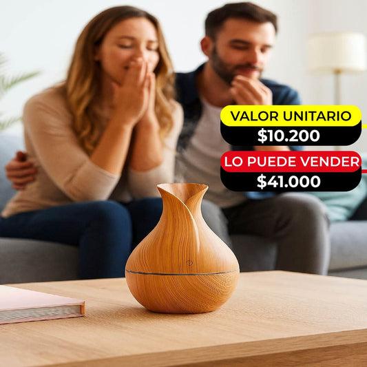 HUMIFICADOR DISEÑO TIPO MADERA  OMC-288