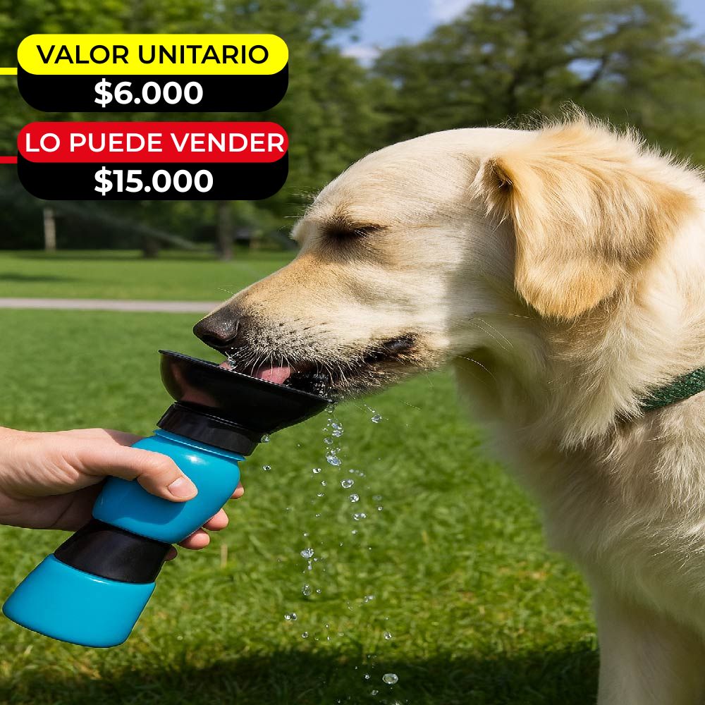 BEBEDERO DE AGUA PORTATIL X6UNDS OMC-319