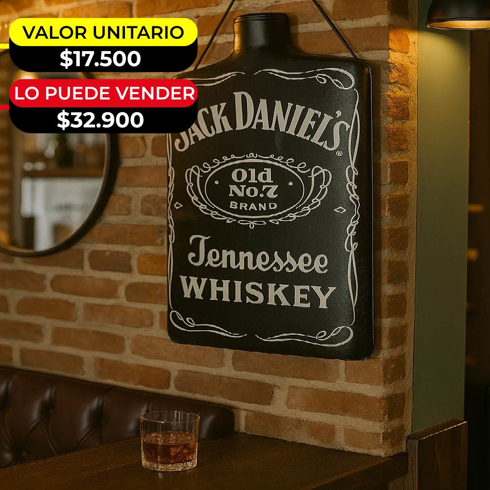 DECORACION DE PAREDES METALICA X6UNDS - OMC-440