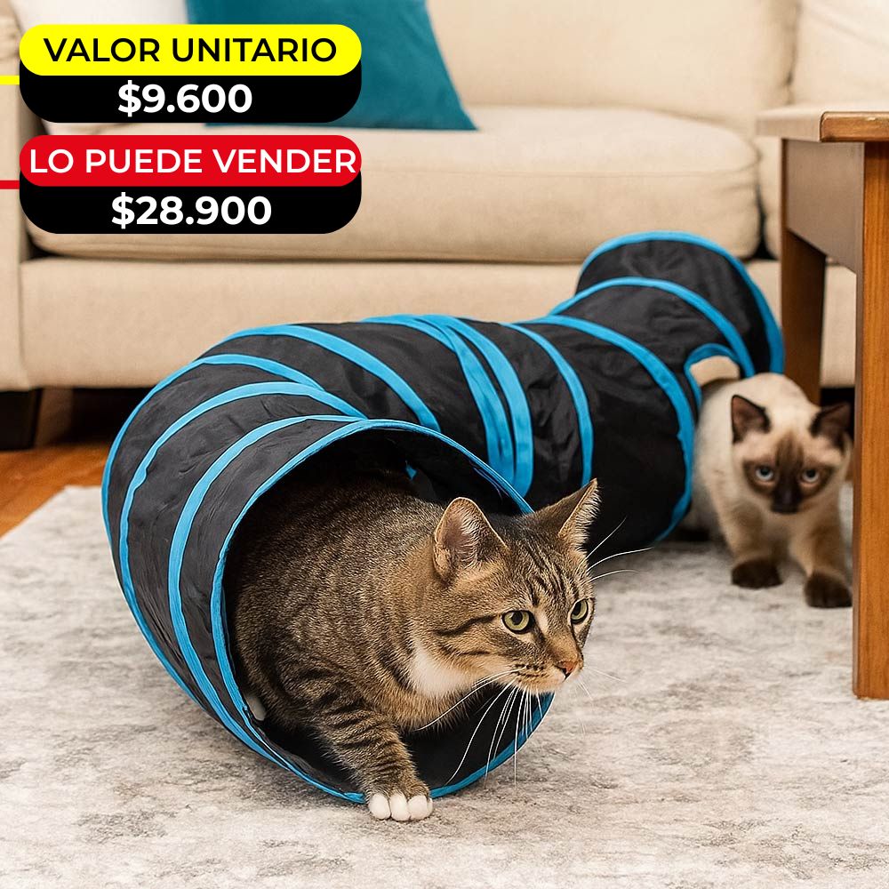 TUNEL PARA MASCOTAS EN FORMA DE S X6UNDS - OMC-458
