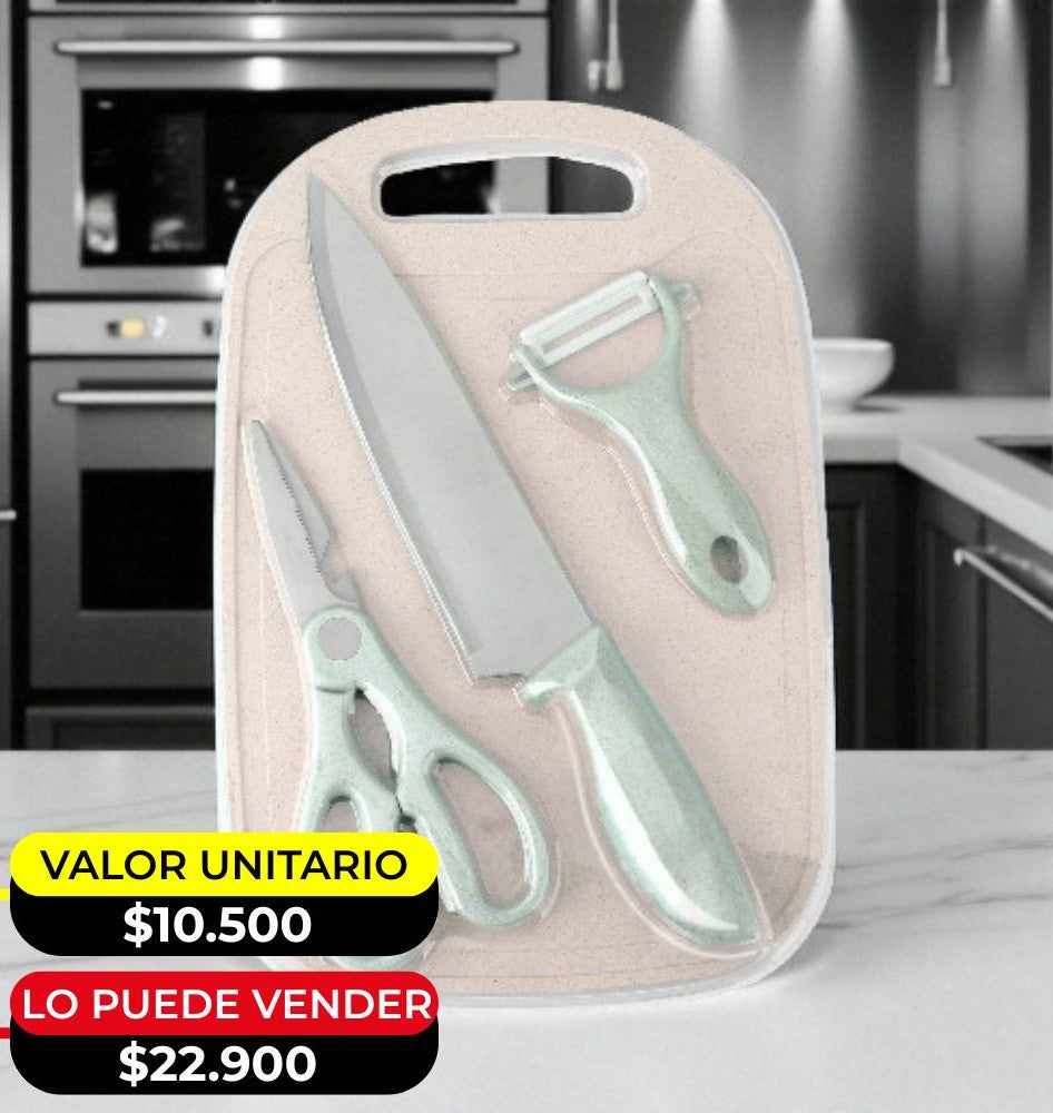SET DE COCINA 3 UTENCILIOS X6UNDS - OMC-465