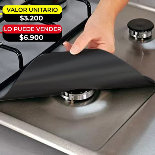 SET DE 4 UNDS PROTECTOR PARA ESTUFA  X6UNDS- OMC-501