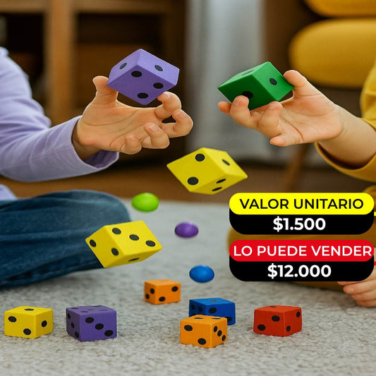 CUBOS EN ESPUMA DE ESTIMULACION X6UNDS - OMC-508