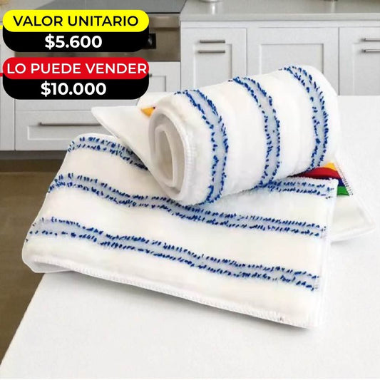 REPUESTO EN MICROFIBRA PARA TRAPERO X6UNDS -  OMC-556