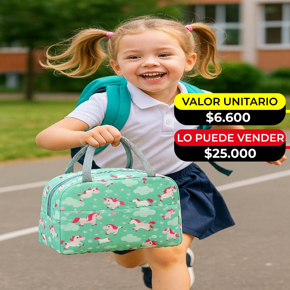 LONCHERA TERMICA PARA NIÑOS X6UNDS - OMC-661
