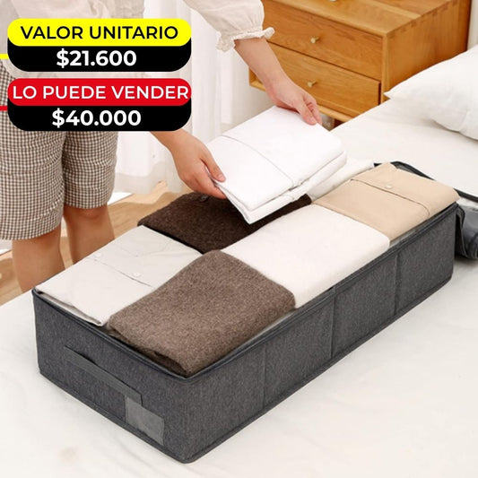 Organizador Plegable Para Debajo De La Cama X6 Unds  OMC-704