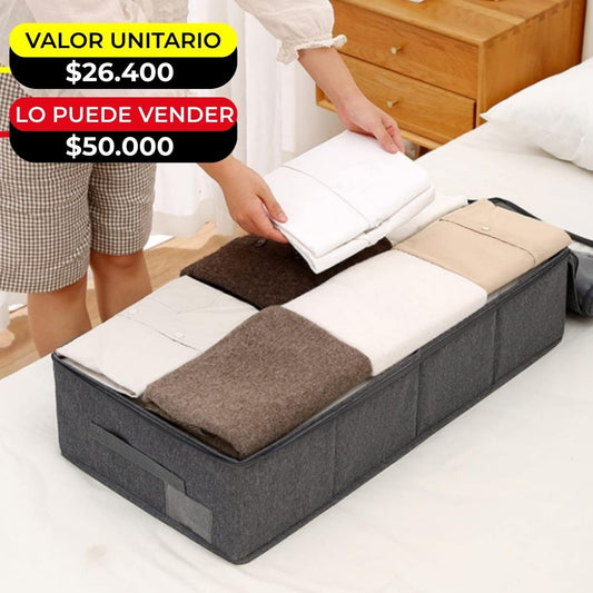 Organizador Plegable Para Debajo De La Cama X6 Unds  OMC-705