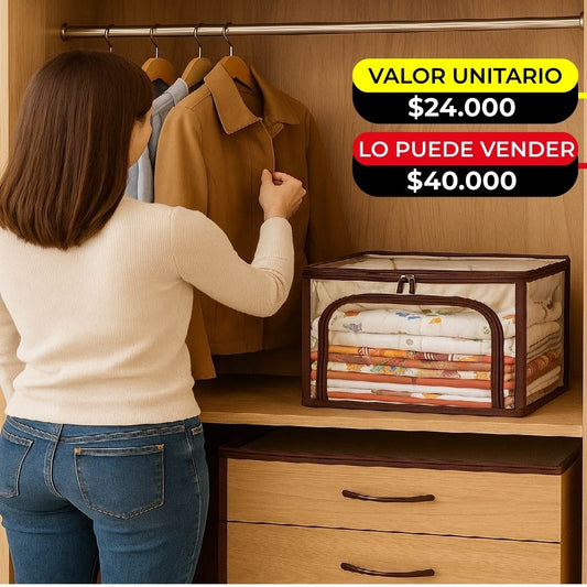 Bolsa Organizador Para armarios X6 Unds  OMC-706
